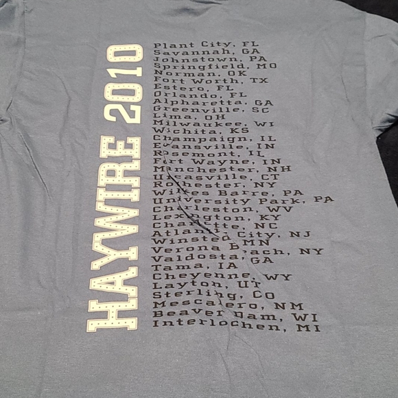 Josh Turner 2010 Haywire tour tshirt - Picture 3 of 3